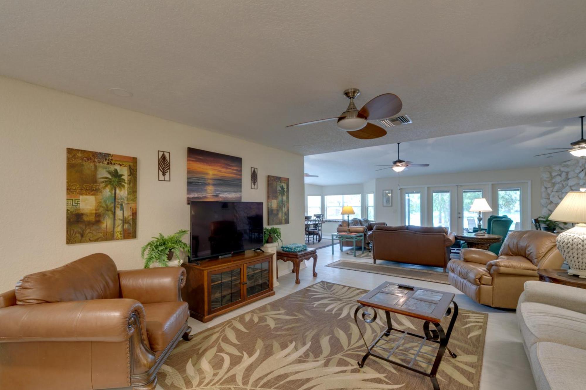 Waterfront Dunnellon Home With Private Dock And Lanai! Exterior photo
